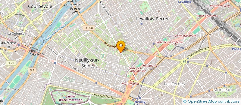 localisation de l'entreprise ASSOCIATION DES PRATICIENS AMBROISE PARE à NEUILLY-SUR-SEINE