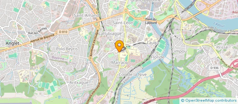 localisation de l'entreprise ASSOCIATION DES PRATICIENS DE LA CLINIQUE DELAY à BAYONNE
