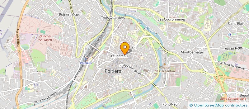 localisation de l'entreprise ASSOCIATION DES PRATICIENS DE LA PARENTALITE DE LA VIENNE  POITIERS