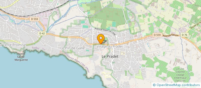 localisation de l'entreprise ASSOCIATION DES PREMIERS SECOURS PRADETAN à LE PRADET