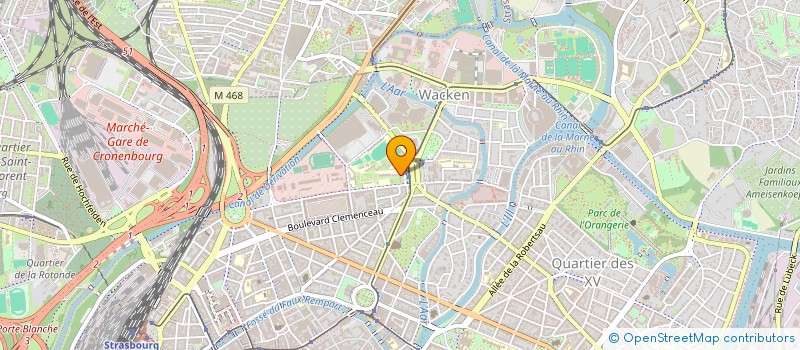 localisation de l'entreprise ASSOCIATION DES PREPAS SCIENTIFIQUES DU LYCEE KLEBER   STRASBOURG