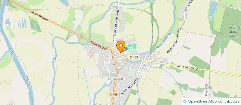 localisation de l'entreprise ASSOCIATION DES PRESIDENTS DES EPCI DU JURA (APEJ)  CHAUSSIN