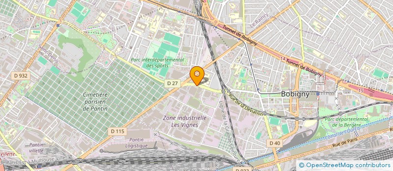 localisation de l'entreprise ASSOCIATION DES PRODUCTEURS à BOBIGNY