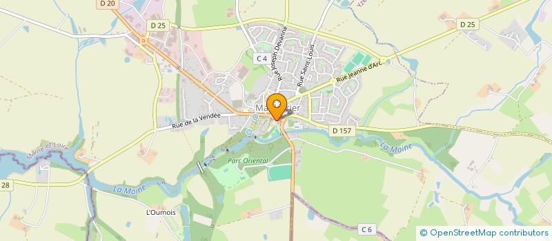 localisation de l'entreprise ASSOCIATION DES PRODUCTEURS BIO DE RIBOU-VERDON  MAULEVRIER