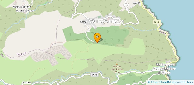 localisation de l'entreprise ASSOCIATION DES PRODUCTEURS D'HUILES ESSENTIELLES DE CORSE (APROHEC) à ROGLIANO