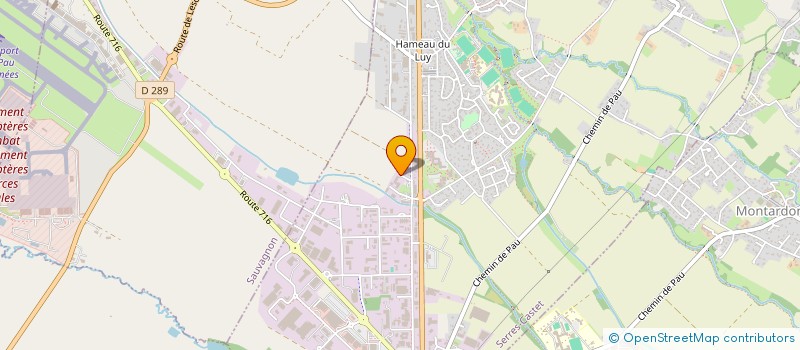 localisation de l'entreprise ASSOCIATION DES PRODUCTEURS D'HYDROELECTRICITE DU GAVE DE PAU  SERRES-CASTET