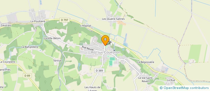 localisation de l'entreprise ASSOCIATION DES PRODUCTEURS D'ILLE-ET-VILAINE D'AGNEAUX PRE-SALES DE LA BAIE DU MONT SAINT-MICHEL  ROZ-SUR-COUESNON