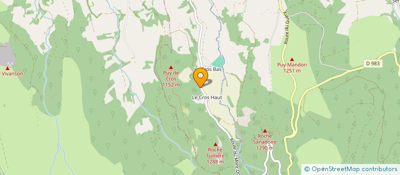 localisation de l'entreprise ASSOCIATION DES PRODUCTEURS DE FOURME FERMIERE DE ROCHEFORT MONTAGNE  ROCHEFORT-MONTAGNE