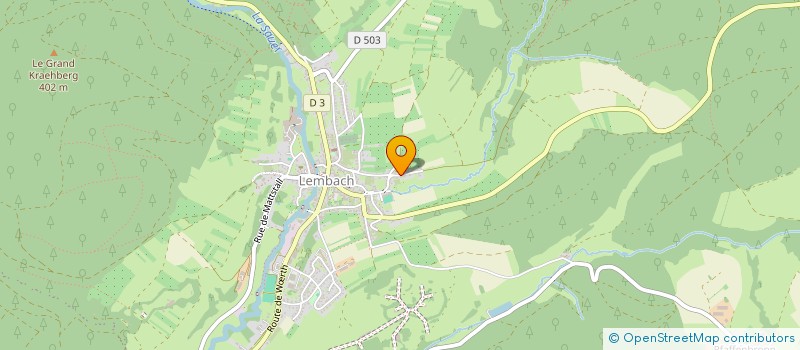 localisation de l'entreprise ASSOCIATION DES PRODUCTEURS DE FRUITS DE LEMBACH ET ENVIRONS  LEMBACH
