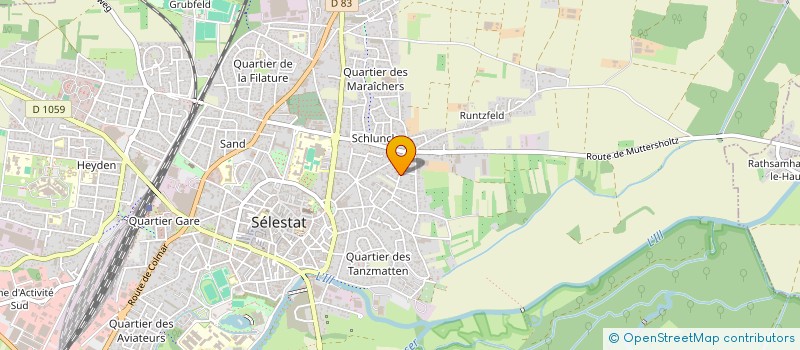 localisation de l'entreprise ASSOCIATION DES PRODUCTEURS DE FRUITS DE MUTTERSHOLTZ DE 1888  MUTTERSHOLTZ