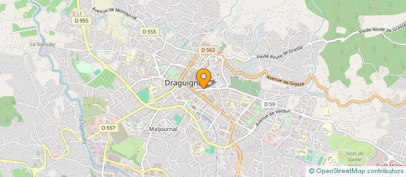 localisation de l'entreprise ASSOCIATION DES PRODUCTEURS DE FRUITS ET LEGUMES DU VAR ( APFLV )  DRAGUIGNAN