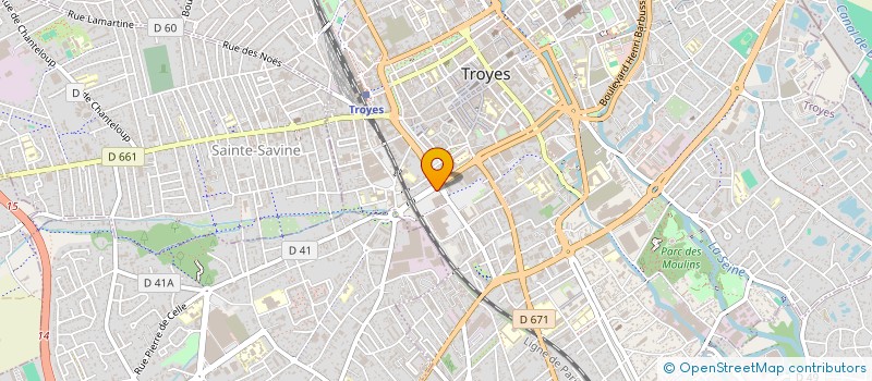 localisation de l'entreprise ASSOCIATION DES PRODUCTEURS DE L'AUBE  TROYES