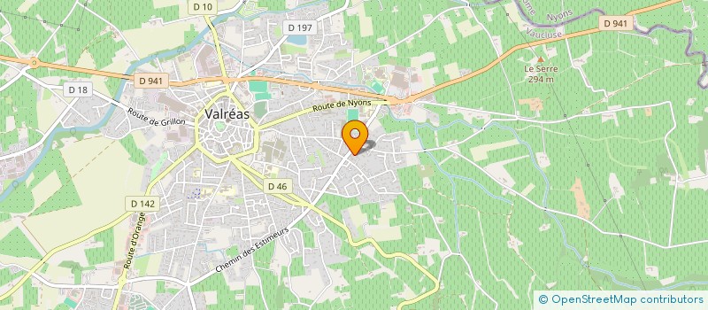 localisation de l'entreprise ASSOCIATION DES PRODUCTEURS DE L ENCLAVE DES PAPES à VALREAS