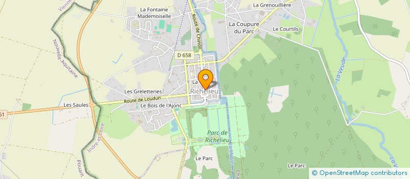 localisation de l'entreprise ASSOCIATION DES PRODUCTEURS DE LA FERME DU RICHELAIS  RICHELIEU