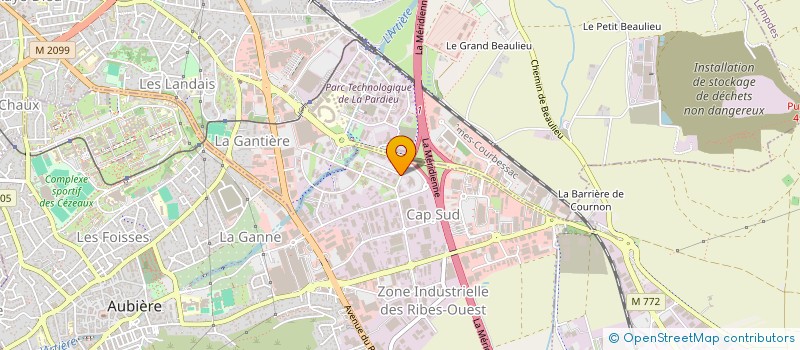 localisation de l'entreprise ASSOCIATION DES PRODUCTEURS DE LAIT DE MONTAGNE  AUBIERE