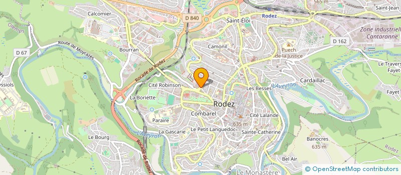 localisation de l'entreprise ASSOCIATION DES PRODUCTEURS DE LAIT LACTALIS RODEZ à RODEZ