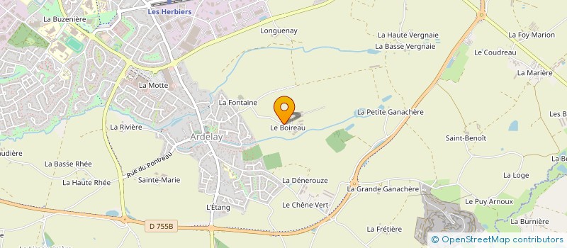 localisation de l'entreprise ASSOCIATION DES PRODUCTEURS DU HAUT BOCAGE à HERBIERS (LES)
