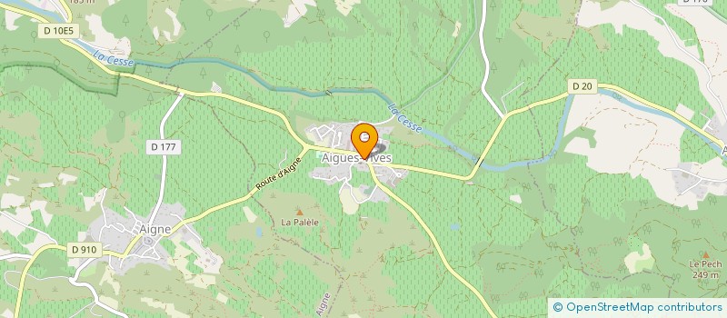 localisation de l'entreprise ASSOCIATION DES PRODUCTEURS DU PLATEAU DE CAZELLES  AGEL