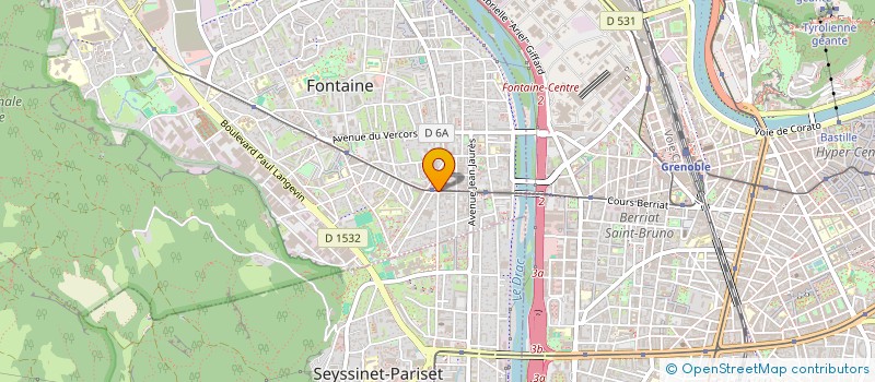 localisation de l'entreprise ASSOCIATION DES PRODUCTEURS FERMIERS ET ARTISANS PLACE LOUIS MAISONNAT à FONTAINE