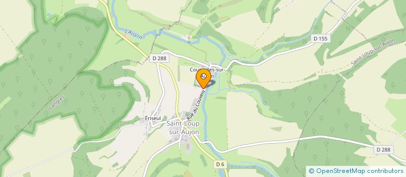 localisation de l'entreprise ASSOCIATION DES PRODUCTEURS LOCAUX DU MARCHE DE COURCELLES à SAINT-LOUP-SUR-AUJON