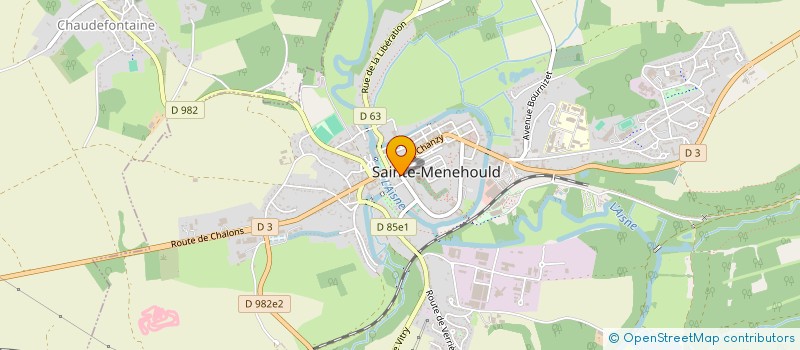 localisation de l'entreprise ASSOCIATION DES PRODUITS DU TERROIR DE L'ARGONNE CHAMPENOISE  SAINTE-MENEHOULD