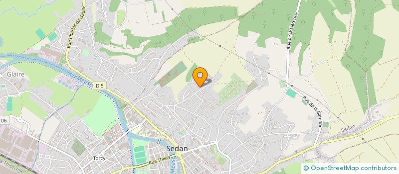 localisation de l'entreprise ASSOCIATION DES PROFESSEURS D'ITALIEN DE L'ACADEMIE DE REIMS  SEDAN