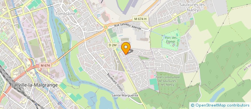 localisation de l'entreprise ASSOCIATION DES PROFESSEURS D'ITALIENS DE LORRAINE  TOMBLAINE