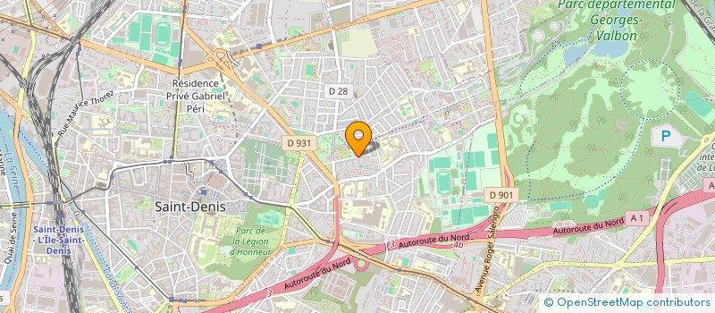 localisation de l'entreprise ASSOCIATION DES PROFESSEURS ET DU PERSONNEL DE LA PLAINE DU DEPARTEMENT SCIENCE ET GENIE DES MATERIAUX (APPP-SGM) à SAINT-DENIS