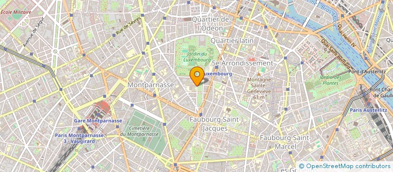 localisation de l'entreprise ASSOCIATION DES PROFESSEURS ET ENSEIGNANTS DE BIOCHIMIE DES FACULTES DE PHARMACIE  PARIS