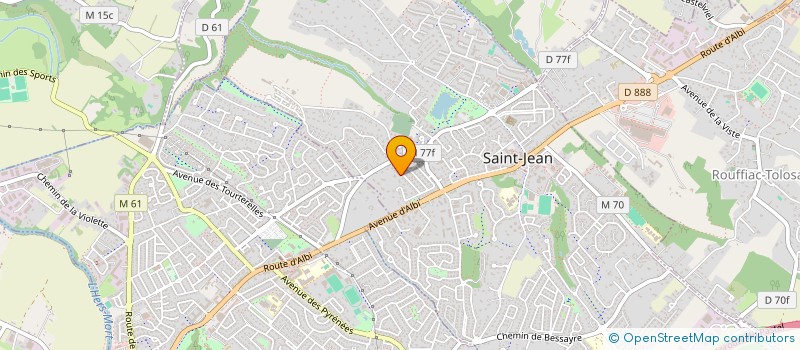 localisation de l'entreprise ASSOCIATION DES PROFESSEURS VACATAIRES DANS L'ENSEIGNEMENT SUPERIEUR à SAINT-JEAN