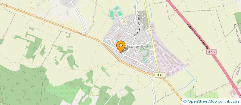 localisation de l'entreprise ASSOCIATION DES PROFESSIONELS DE SANTE D'ECQUEVILLY  ECQUEVILLY