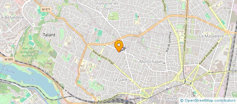 localisation de l'entreprise ASSOCIATION DES PROFESSIONNELS DE L'ACTION CULTURELLE ET TERRITORIALE  DIJON