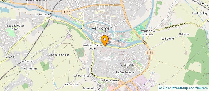 localisation de l'entreprise ASSOCIATION DES PROFESSIONNELS DE L'INFORMATION ET DE LA CONNAISSANCE à VENDOME