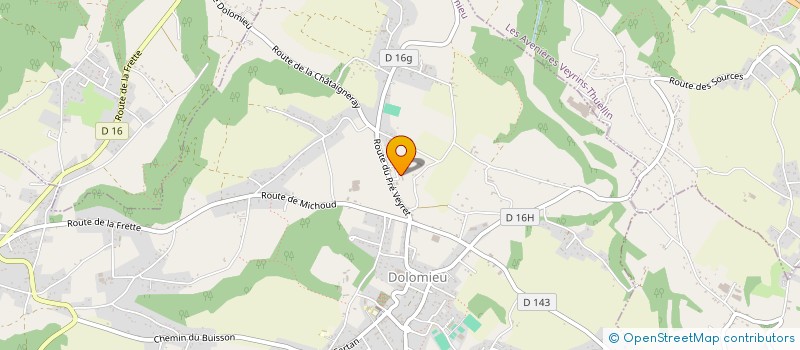 localisation de l'entreprise ASSOCIATION DES PROFESSIONNELS DE LA SANTE DE DOLOMIEU  DOLOMIEU