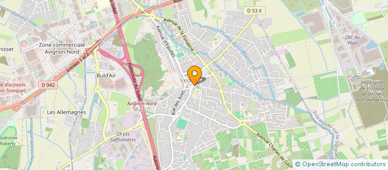 localisation de l'entreprise ASSOCIATION DES PROFESSIONNELS DE LA SECURITE ET DE LA PREVENTION DE LA DELINQUANCE DU VAUCLUSE  VEDENE