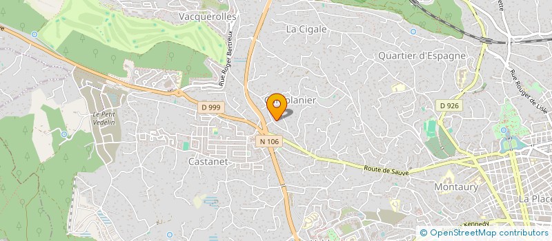 localisation de l'entreprise ASSOCIATION DES PROFESSIONNELS DE MONTCALM-ROMANITE  NIMES