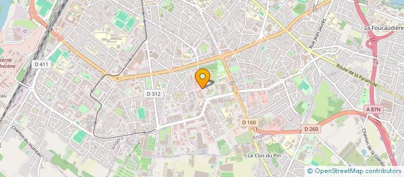localisation de l'entreprise ASSOCIATION DES PROFESSIONNELS DE SANTE ANGEVINS à ANGERS