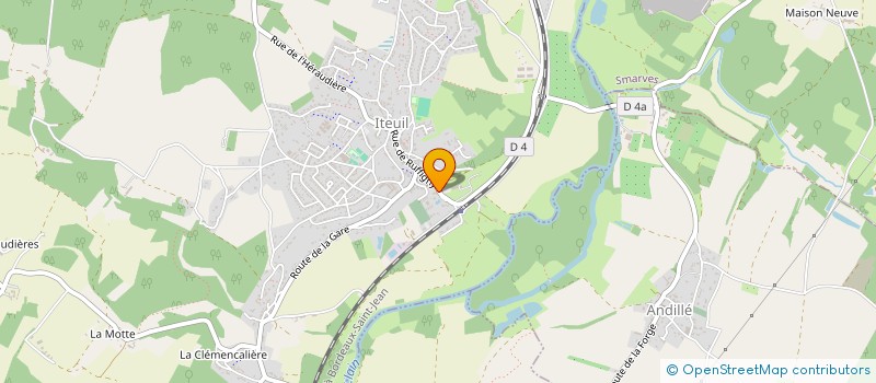 localisation de l'entreprise ASSOCIATION DES PROFESSIONNELS DE SANTE D'ITEUIL  ITEUIL