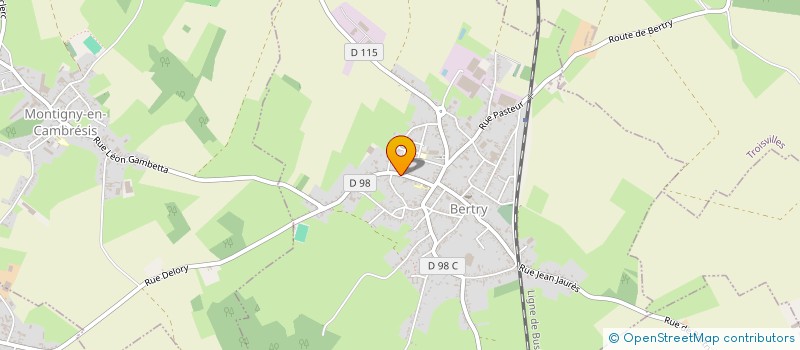 localisation de l'entreprise ASSOCIATION DES PROFESSIONNELS DE SANTE DE BERTRY  BERTRY