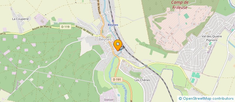 localisation de l'entreprise ASSOCIATION DES PROFESSIONNELS DE SANTE DE BEYNES à BEYNES