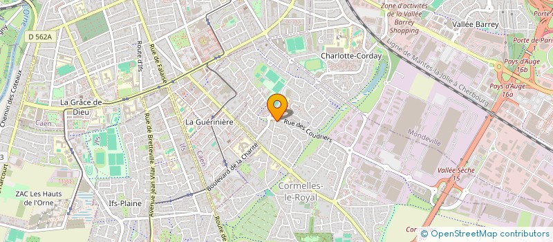 localisation de l'entreprise ASSOCIATION DES PROFESSIONNELS DE SANTE DE CORMELLES-LE-ROYAL  CORMELLES-LE-ROYAL