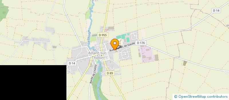 localisation de l'entreprise ASSOCIATION DES PROFESSIONNELS DE SANTE DE L'AILLANTAIS  MONTHOLON