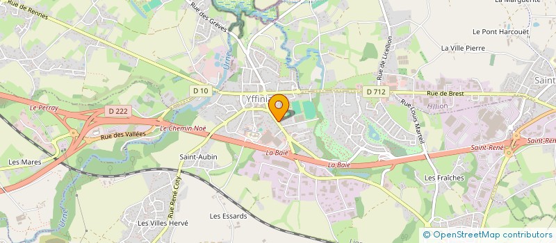 localisation de l'entreprise ASSOCIATION DES PROFESSIONNELS DE SANTE DE LA BAIE  YFFINIAC