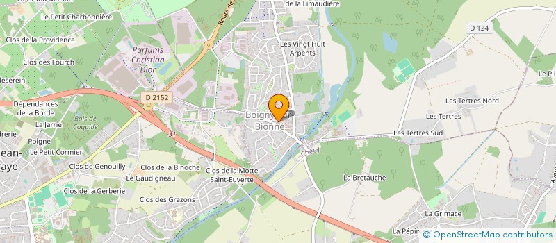 localisation de l'entreprise ASSOCIATION DES PROFESSIONNELS DE SANTE DE LA BIONNE à BOIGNY-SUR-BIONNE