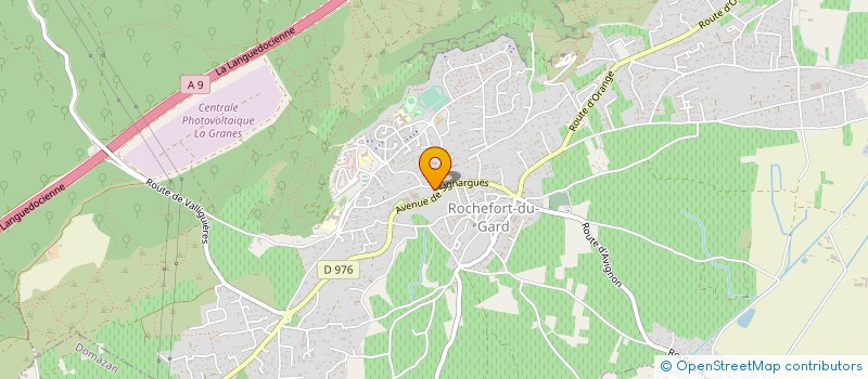 localisation de l'entreprise ASSOCIATION DES PROFESSIONNELS DE SANTE DE LA MSP DU CASTELAS  ROCHEFORT-DU-GARD