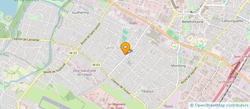 localisation de l'entreprise ASSOCIATION DES PROFESSIONNELS DE SANTE DE LA MSP SAINT SIMON à TOULOUSE