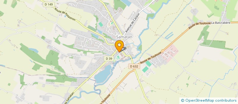 localisation de l'entreprise ASSOCIATION DES PROFESSIONNELS DE SANTE DE LA SAVE  SAMATAN