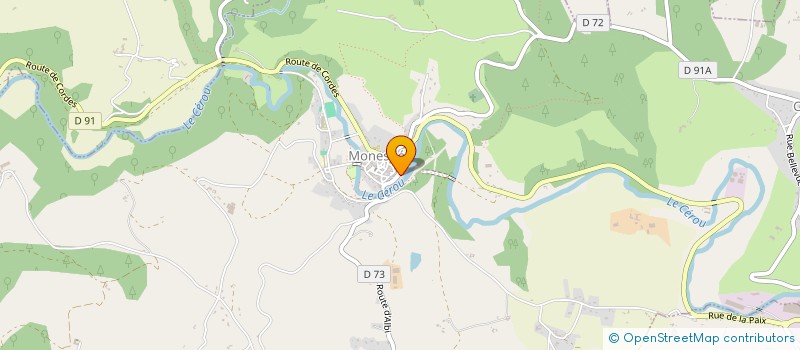 localisation de l'entreprise ASSOCIATION DES PROFESSIONNELS DE SANTE DE MONESTIES  MONESTIES