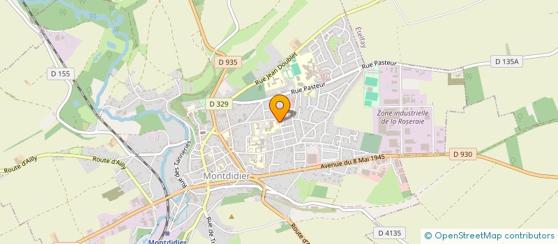 localisation de l'entreprise ASSOCIATION DES PROFESSIONNELS DE SANTE DE MONTDIDIER  MONTDIDIER