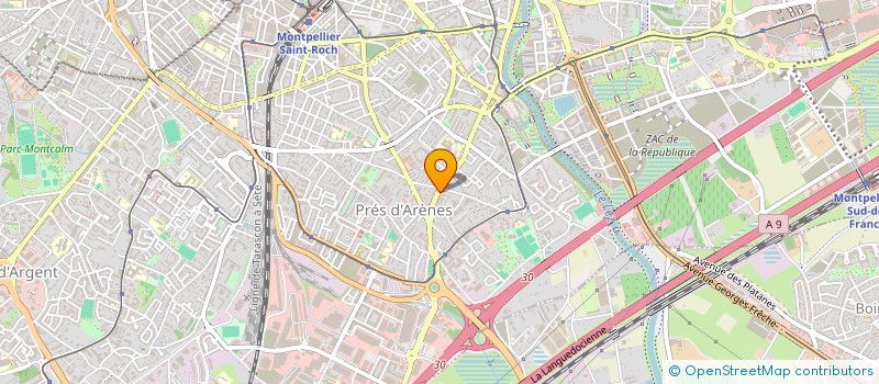 localisation de l'entreprise ASSOCIATION DES PROFESSIONNELS DE SANTE DE MONTPELLIER SUD à MONTPELLIER